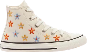 Кроссовки Converse Chuck Taylor All Star High GS Spring Flowers, кремовый