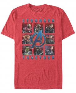 Коробки marvel men's avengers endgame stronger together boxes, футболка с коротким рукавом Fifth Sun, мульти