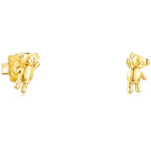 Серьги Tous Teddy Bear, позолоченное серебро