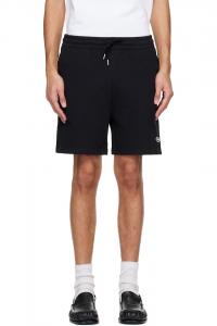 Casablanca Черные спортивные шорты с искаженным логотипом