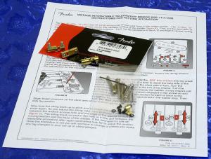 Комплект седла Fender Telecaster Movable Intonating Brass, 0992099000 Fender Telecaster Intonating Saddle Kit