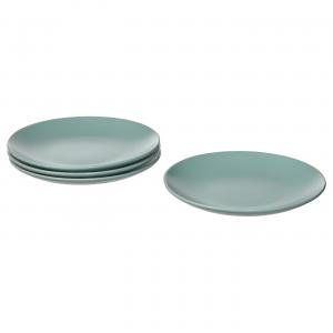 FÄRGKLAR ФЭРГКЛАР Тарелка десертная, матовая поверхность светлая бирюза, 20 см IKEA