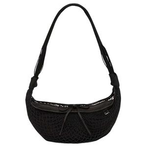 Lemaire Нейлоновая с полиэстером портативная сумка через плечо женская черная