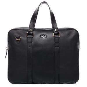 Сумка для ноутбука SID & VAIN Leder 15 Leder Businesstasche Unisex Maguire, черный