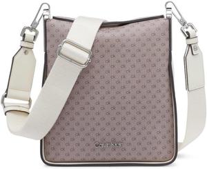 Сумка через плечо Calvin Klein Fay North/South Small, Almond/Taupe/Cherub White