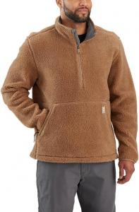 Carhartt мужская свободная флисовая толстовка, Oatmeal Tan