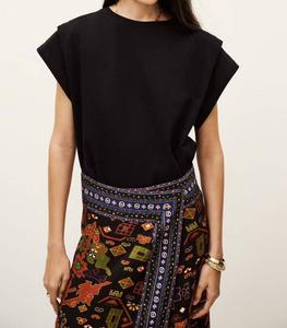 Футболка Pio с коротким рукавом, черная Ba&Sh, черный