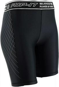 Rip-It Шорты-скользящие шорты для софтбола для девочек с защитой от месячных Pro, черный