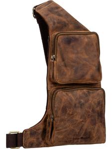 Рюкзак GREENBURRY Vintage 1543 B, темно-коричневый