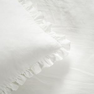 Юбка с рюшами Lush Decor Allison Покрывало и комплект с нашивками, темно-синий