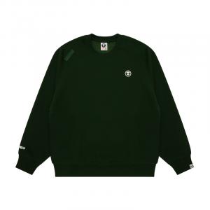 Толстовка с нашивкой логотипа A Bathing APE Aape, зеленый