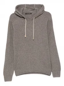 Толстовка с капюшоном в рубчик TAGLIATORE, серый