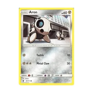 CCG Арон (К) #65, Pokemon - Sun & Moon - Crimson Invasion - Singles