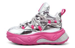 Кроссовки Lifestyle женские средней высоты серебристо-розовый Mr.Shang, цвет Silver Pink