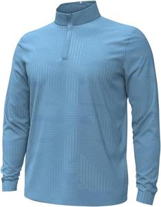 Under Armour New Men's Golf Playoff 3.0 Geometrix 1/4 Zip - Choose Size & Color, Nimbus Blue