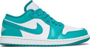 Кроссовки Wmns Air Jordan 1 Low New Emerald, зеленый