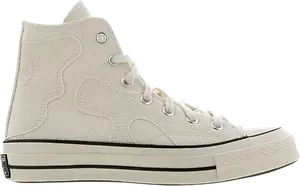 Кроссовки Converse Wmns Chuck 70 High Egret Earth Camo, кремовый