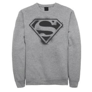 Мужской свитшот с логотипом DC Comics Superman, аэрозольной краской и трафаретом Licensed Character