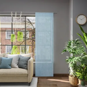 Нейтекс для вас! Раздвижная штора «Libre-ECO», (1 шт.), экологичная, на заказ Neutex For You!, цвет blau