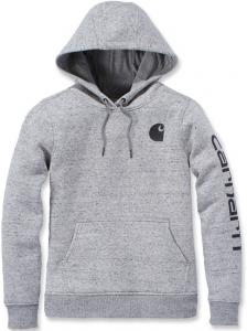 Толстовка женская Carhartt Clarksburg Logo, серый