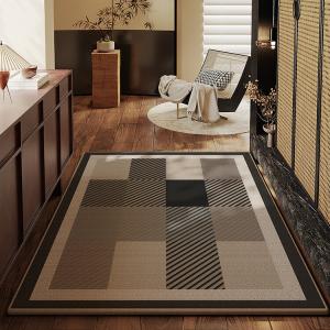 Budis Ковер 160х200 см для прихожей в винтажном французском стиле, водоотталкивающий, нескользящий, грязеотталкивающий, режется по размеру