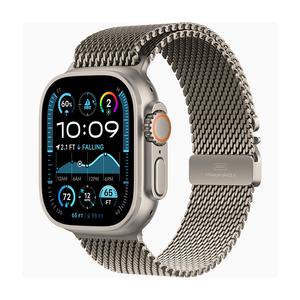 Умные часы Apple Watch Ultra 2, 49 мм, GPS+Cellular, Natural Titanium Case/Natural Titanium Milanese Loop, L