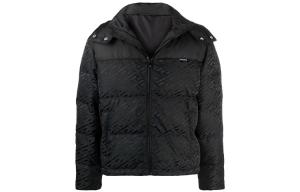 VERSACE Пуховик мужской черный, Black