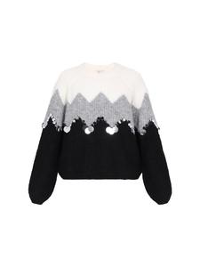 IZIA Женский свитер черного и серого цвета