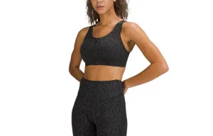 Спортивное белье Women's Moderate Lululemon, deep camouflage carbon