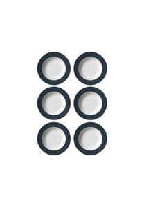 Сервировочные тарелки двойные ø 22 см набор 6 шт Doppio Ritzenhoff & Breker, антрацит