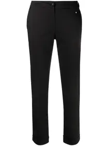 Укороченные брюки кроя слим Patrizia Pepe, черный
