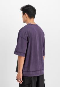 Футболка с принтом OPEN EDGE Alpha Industries, фиолетовый