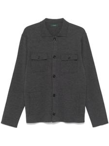 Трикотажная рубашка Zanone, серый