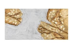 Акриловая картина ручной работы KUNSTLOFT Precious Connection, золотой/белый