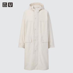 Пальто-тренч унисекс Uniqlo, 30 кремовый