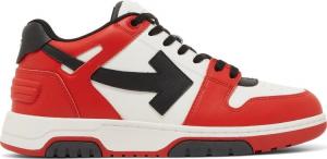Кроссовки Off-White Out of Office Low Red White Black, белый