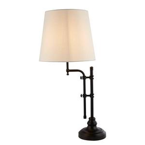 Настольная лампа searchlight Munich цвет schwarz/beige