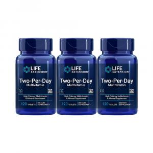 Набор мультивитаминный Life Extension Two-Per-Day, 3 предмета, 120х3 таблеток
