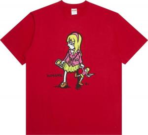 Футболка Supreme Suzie Switchblade Tee 'Red', красный