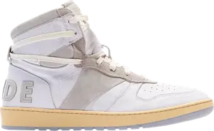 Кроссовки Rhude Rhecess High White Grey, белый