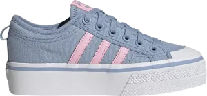 Кроссовки Adidas Wmns Nizza Platform 'Altered Blue Bliss Pink', синий