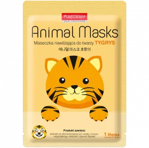Purederm Animal Masks увлажняющая маска для лица, 1 шт.
