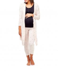 Халат для беременных second skin Nom Maternity, белый