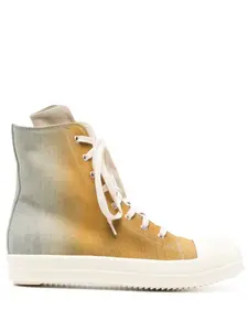 Джинсовые кеды с эффектом градиента Rick Owens DRKSHDW, желтый
