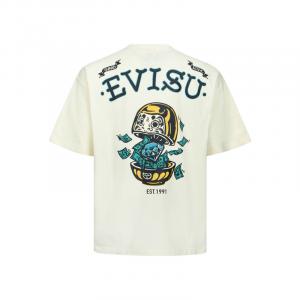 Футболка Diamond Daruma Cotton EVISU, экрю
