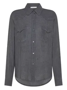 Рубашка с нагрудным карманом Seventy, серый