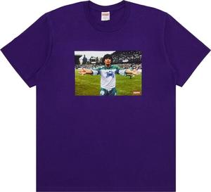 Футболка Supreme Maradona 'Purple', фиолетовый
