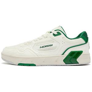 Кеды мужские, обувь для скейтбординга низкая белый/зеленый Qiaodan