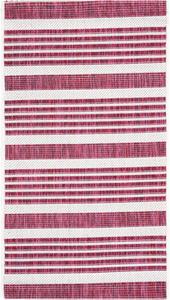 Ковер SAFAVIEH, 61 x 110 см,  Courtyard Collection Ivory/Red CY8062 для дома и улицы, не линяет, легко чистится, для патио, заднего двора, крыльца, террасы, прихожей