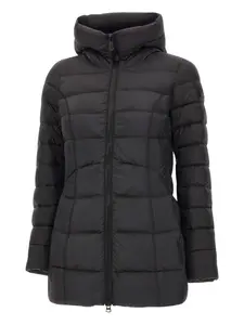 Стеганый пуховик Esdra с высоким воротником Peuterey, черный